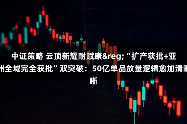 中证策略 云顶新耀耐赋康&reg;“扩产获批+亚洲全域完全获批”双突破：50亿单品放量逻辑愈加清晰