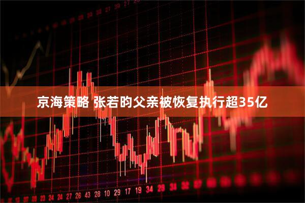 京海策略 张若昀父亲被恢复执行超35亿
