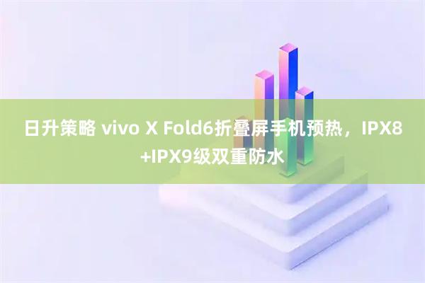 日升策略 vivo X Fold6折叠屏手机预热，IPX8+IPX9级双重防水
