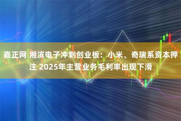嘉正网 湘滨电子冲刺创业板：小米、奇瑞系资本押注 2025年主营业务毛利率出现下滑
